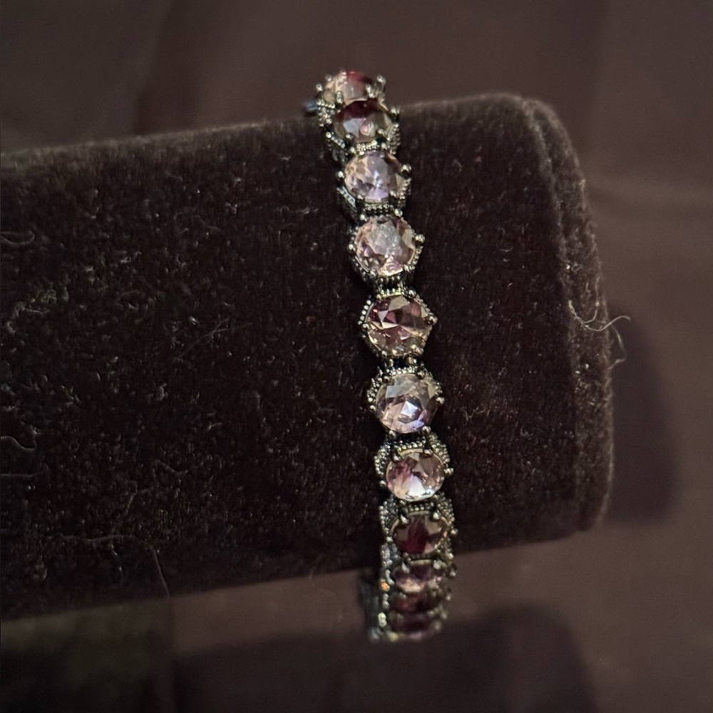 Park Lane Purple Gemstone Impression Bracelet